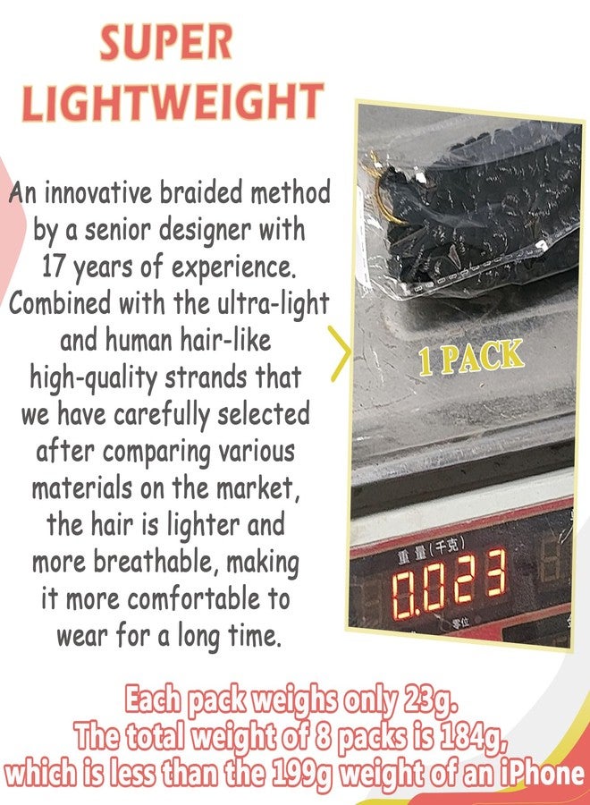 Alicoco Passion Twist Crochet Hair 8 Inch Passion Twist Hair Pre Looped 8 Packs Spring Twist Crochet Braids with Curly Ends Pre-Twisted Crochet Hair for Women (1B) - Image 4